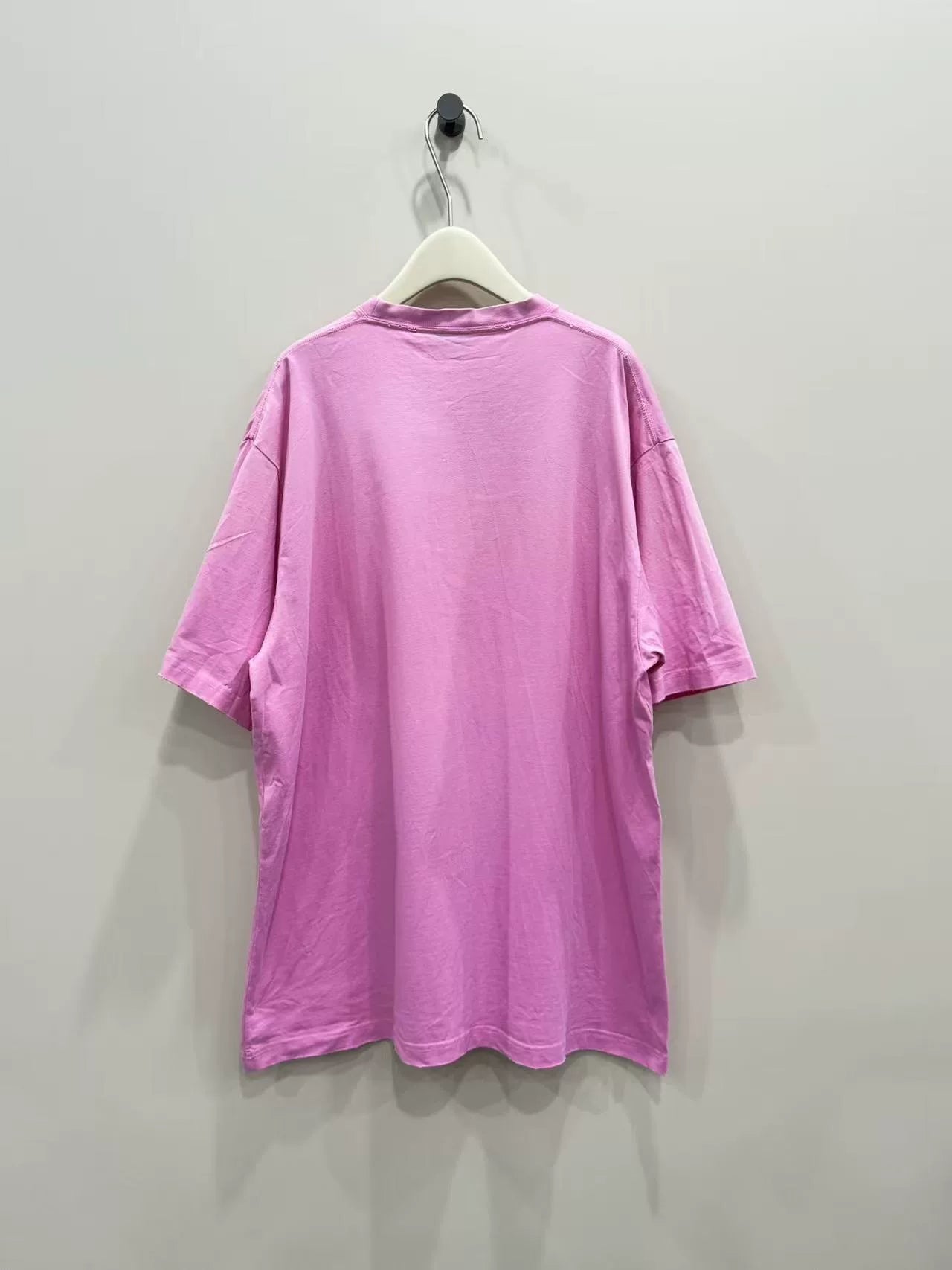 balenciaga pink short sleeve t-shirt xs