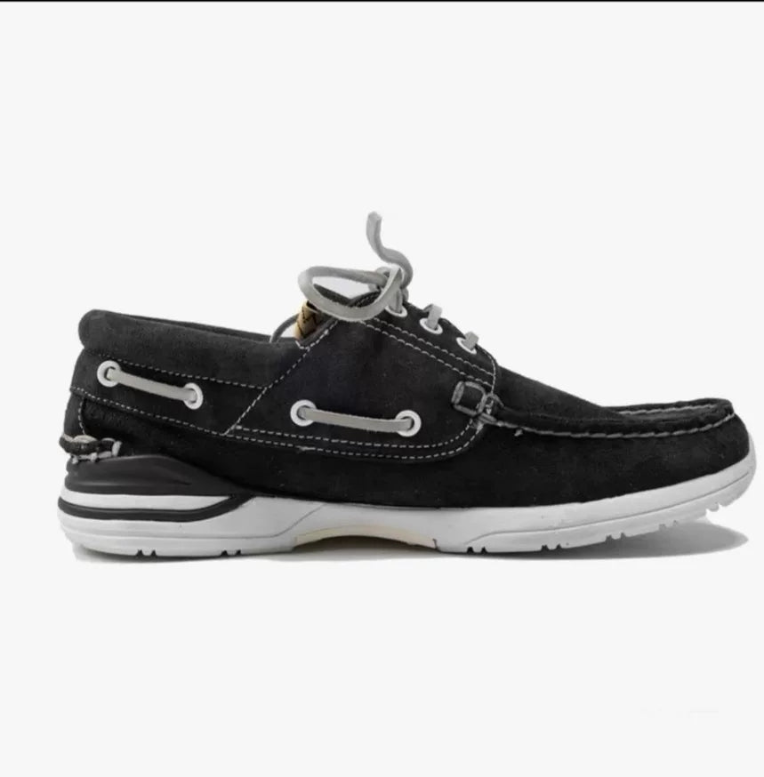 Visvim Suede Low-Top Boat Shoes
