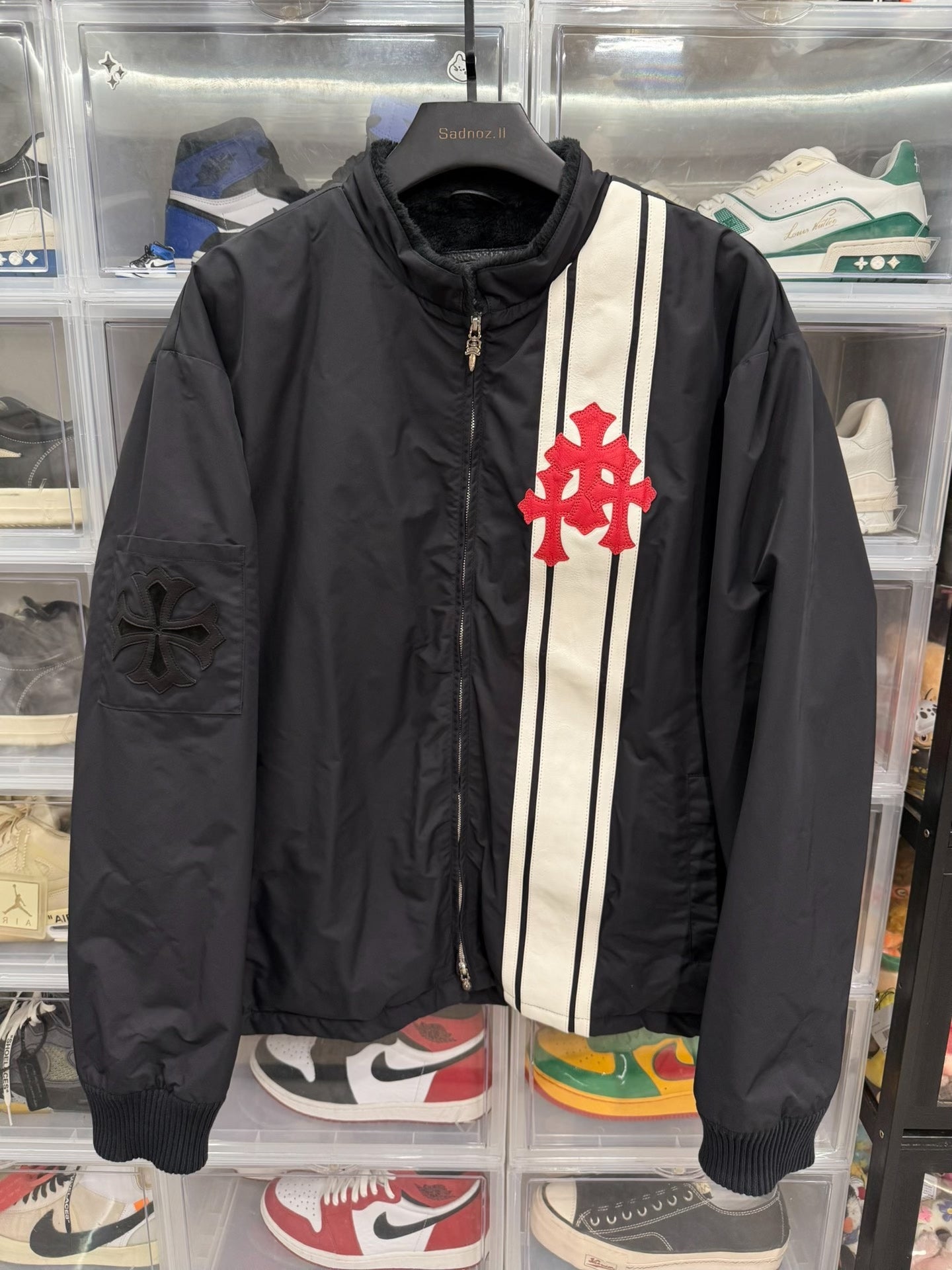 Chrome Hearts Red Cross Nylon Jacket