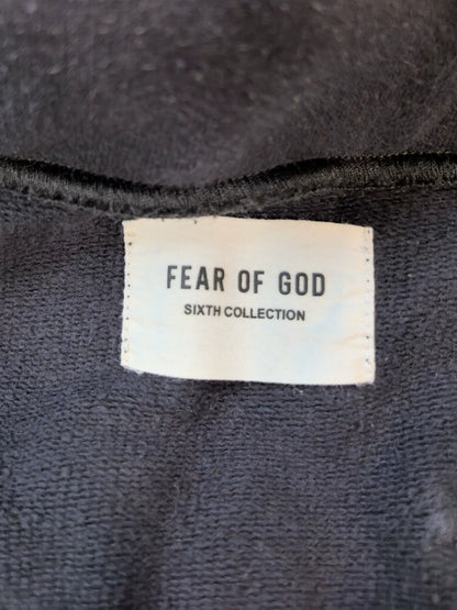 fear of god distressed shorts with belt