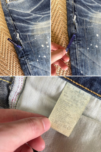 denim by vanquish & fragment electric pants