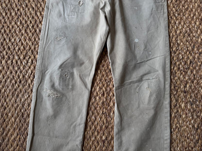 VISVIM 21SS TRAVAILLER BRACES PANTS DMGD