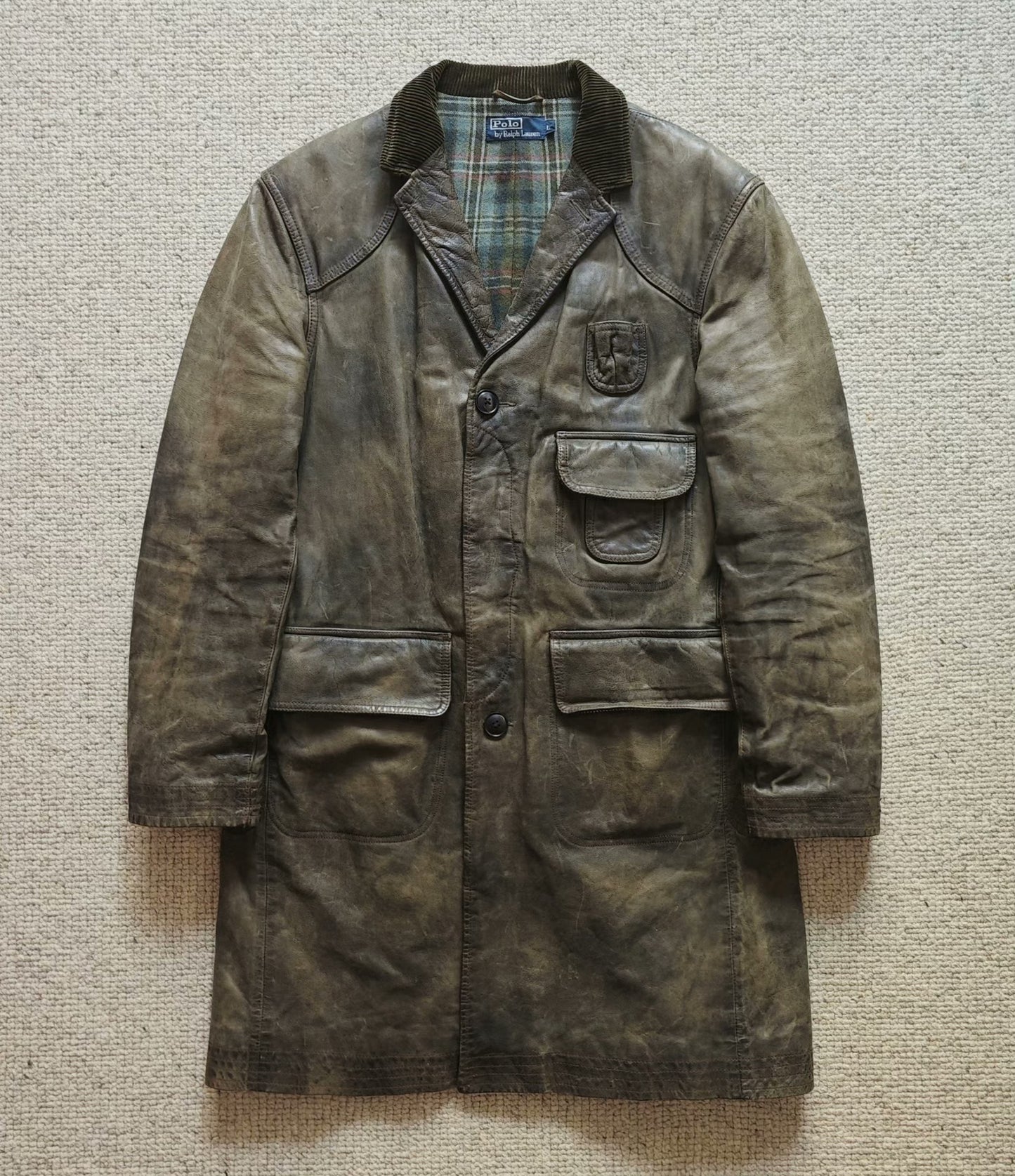 Polo Ralph Lauren Leather Coat