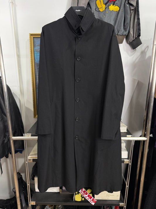 Yohji Yamamoto Wool Overcoat for Men