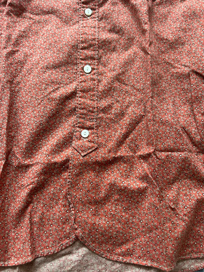 rrl spotted floral long sleeve shirt