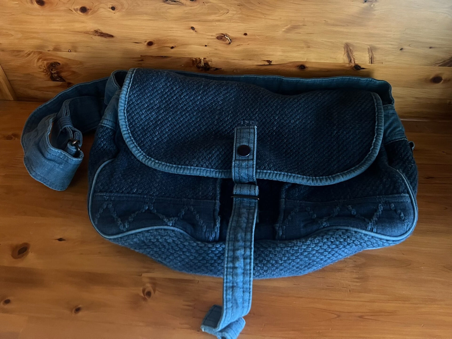 porter classic kendo shoulder bag blue dye