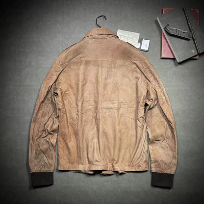 Giorgio Brato Men's Sanded Lambskin Jacket
