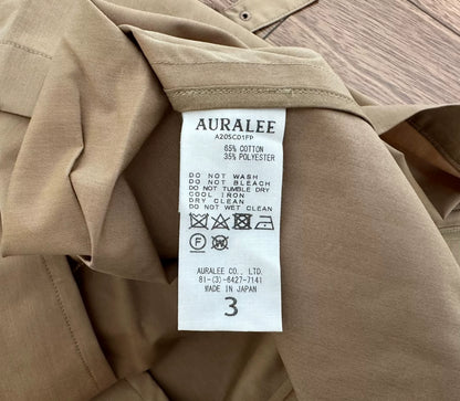 aura lee finx polyester big trench coat