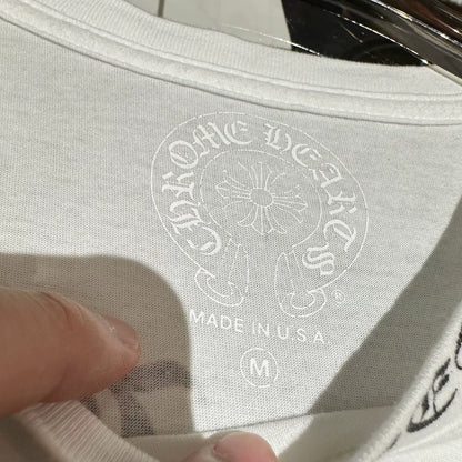 Chrome Hearts White Collar Sanskrit Tee
