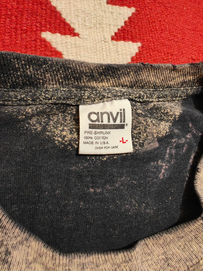 Vintage Anvil Skeleton Graphic Tee