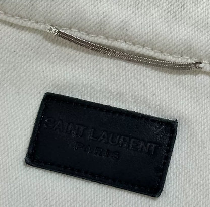 Saint Laurent SS22 White Denim Jacket Men