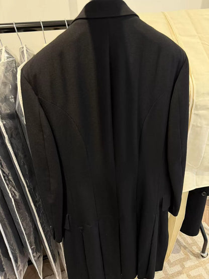 Yohji Yamamoto Pleated Thorn Rose Coat
