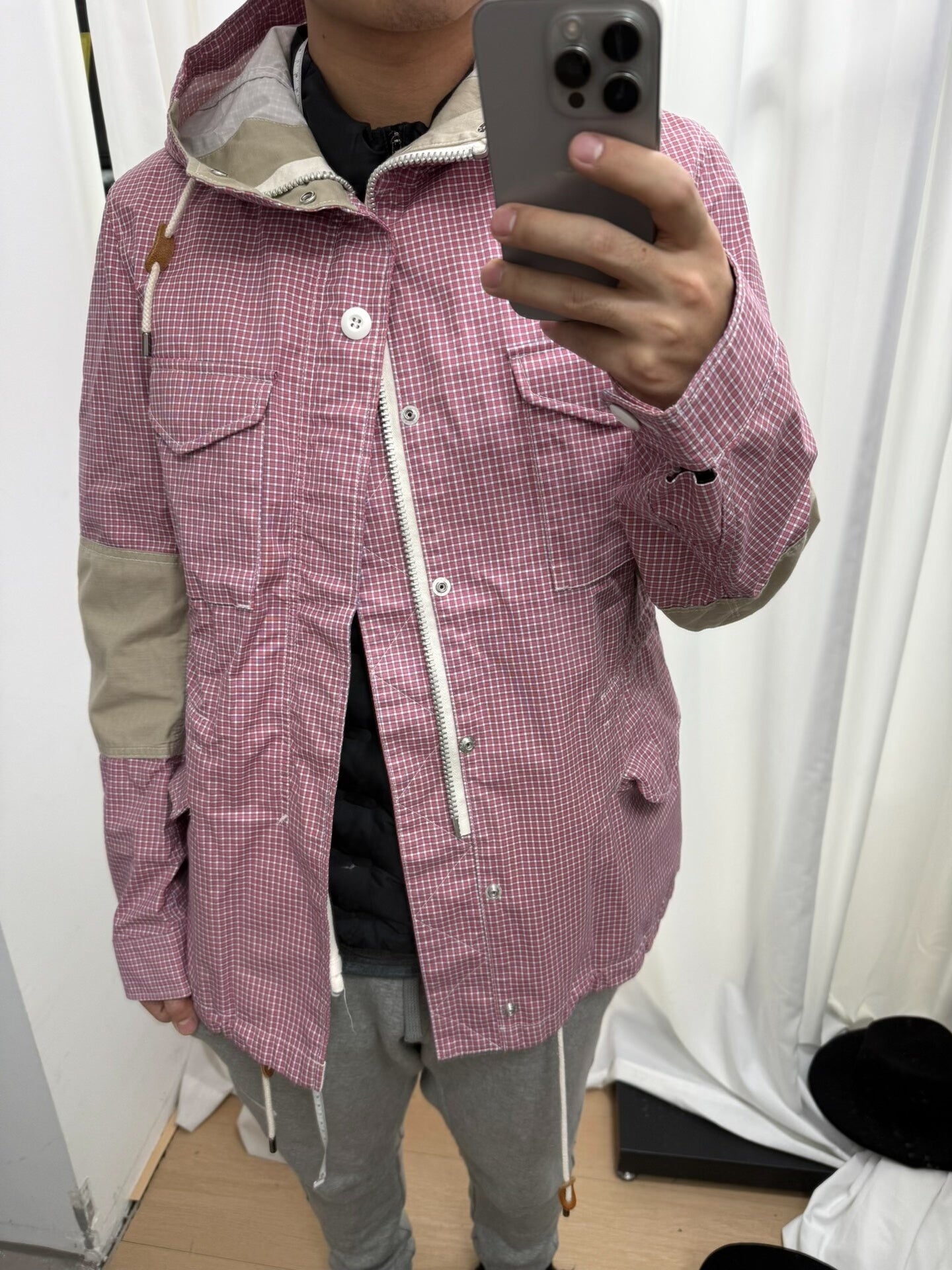 junya watanabe man casual patchwork jacket