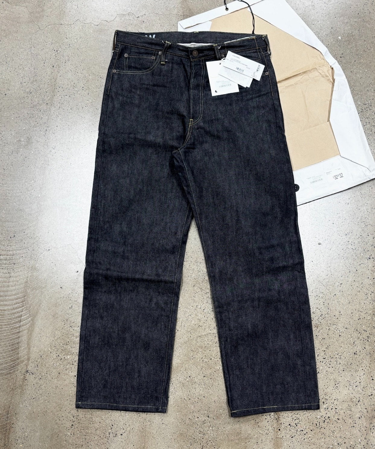 Visvim 25ss Sculpture 01 Wide Raw Denim