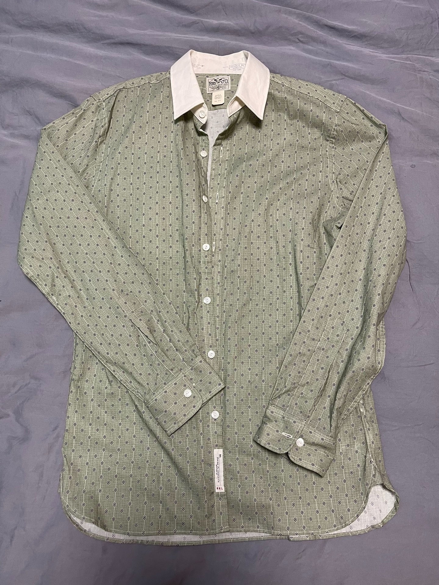 RRL Men's Dress Shirt Size S
