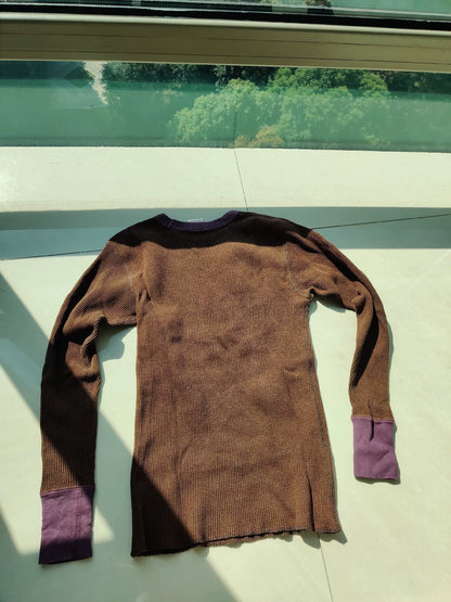 bootleggers waffle youth skull sweater