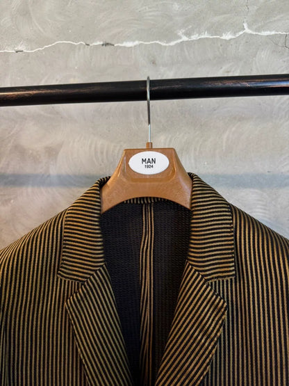 Haider Ackermann Gold Thread Suit Jacket