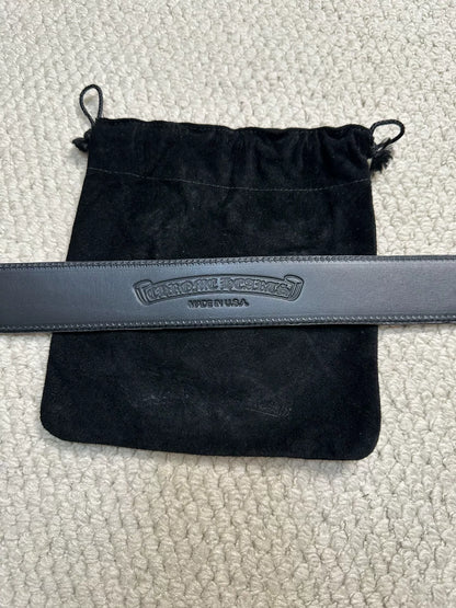 Chrome Hearts  Brown Leather Belt