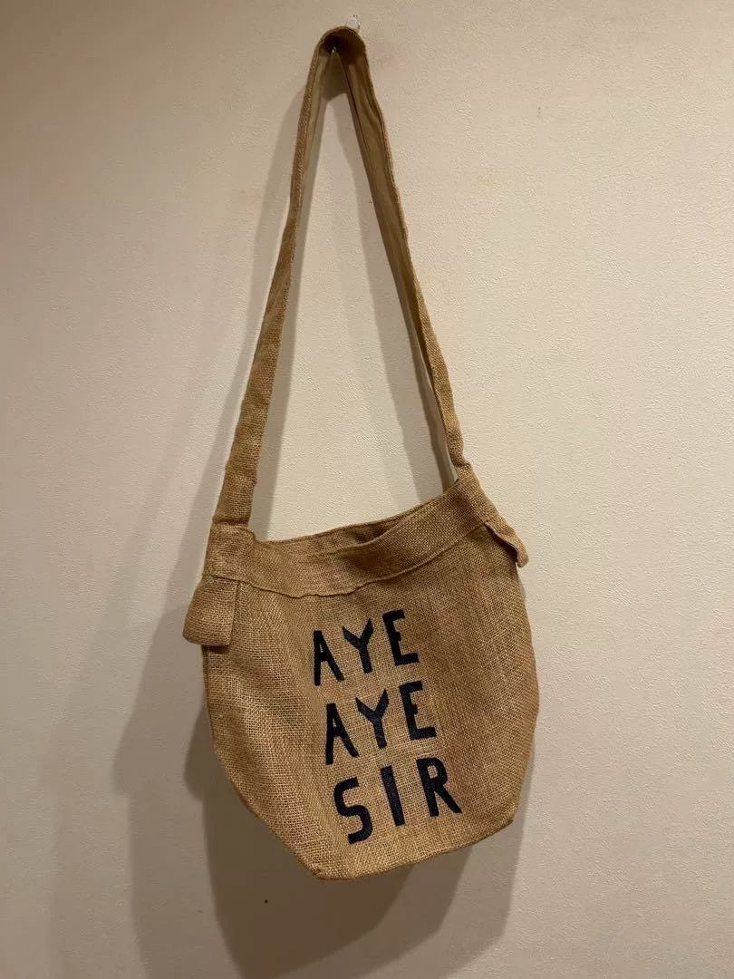 Kapital Ethnic Burlap Crossbody Bag