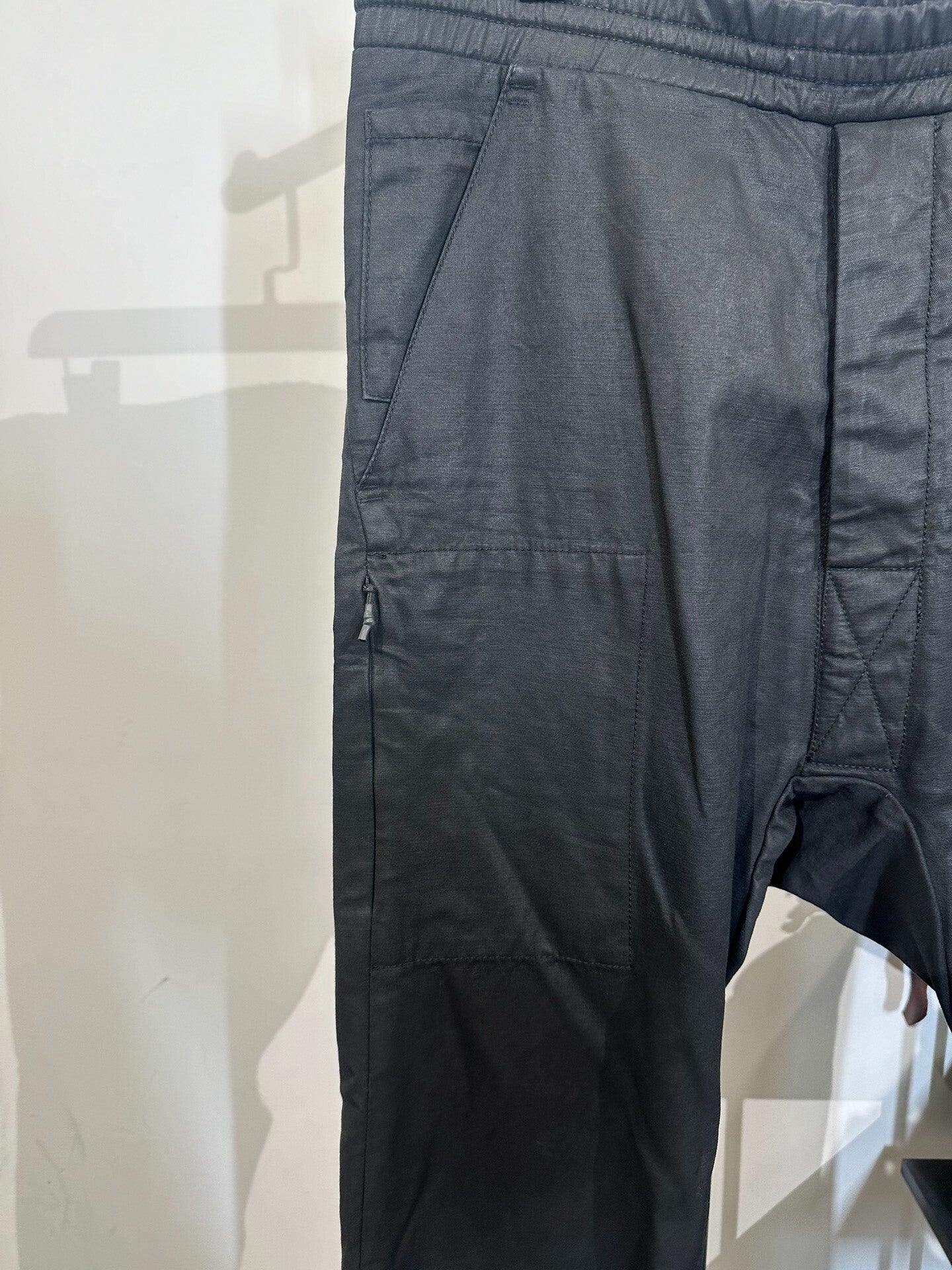 Boris Bidjan Saberi 11by BBS Waxed Straight Pants