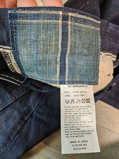visvim indigo natural dye denim pants