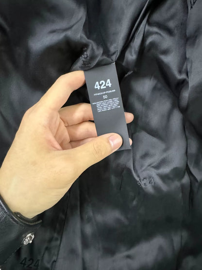 424 Inc Leather Jacket Kanye Style
