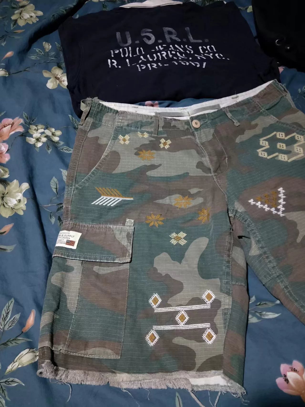 Ralph Lauren Duck Camo Cargo Shorts