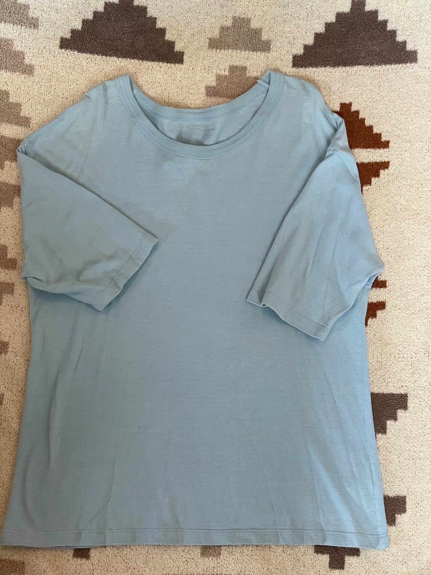 visvim Light Blue Dyed Jumbo Short-Sleeve