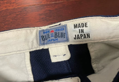 blue blue japan dyed shorts