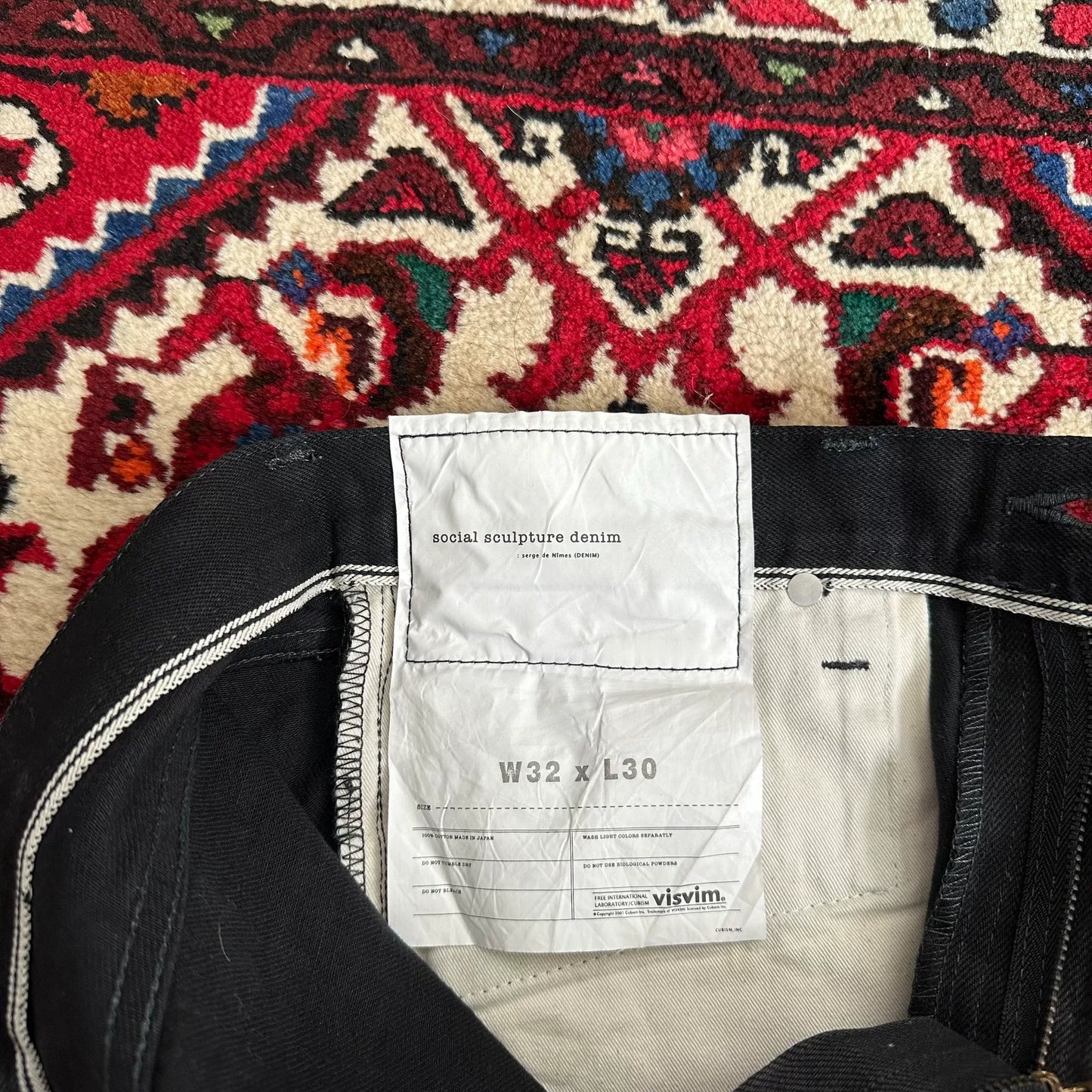 visvim 15aw 04R Black Jeans