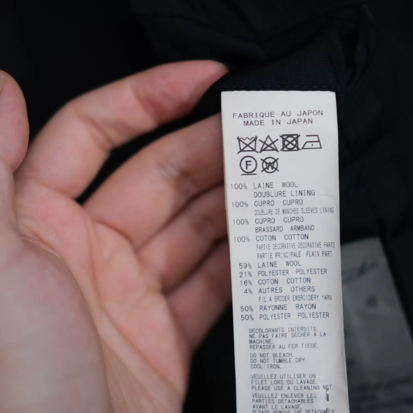 Yohji Yamamoto Yellow Armband Suit AW20