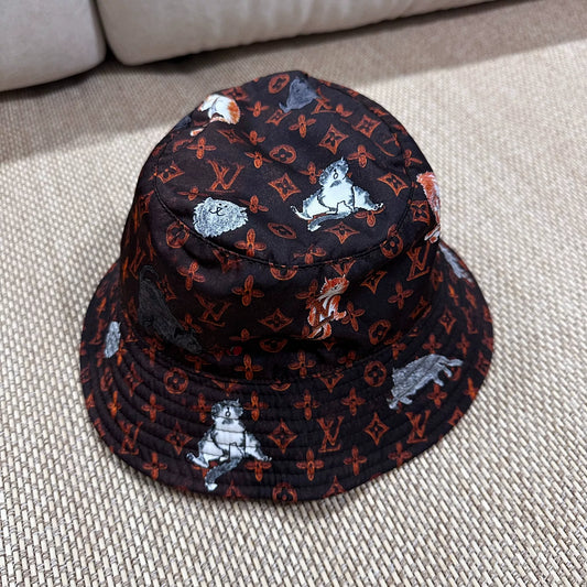 Louis Vuitton Graffiti Printed Fisherman Hat