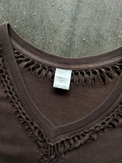 number nine woven short sleeve shirt