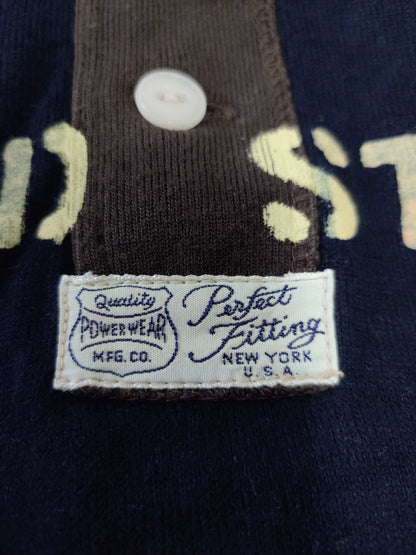 freewheelers navy anchor graphic long sleeve shirt