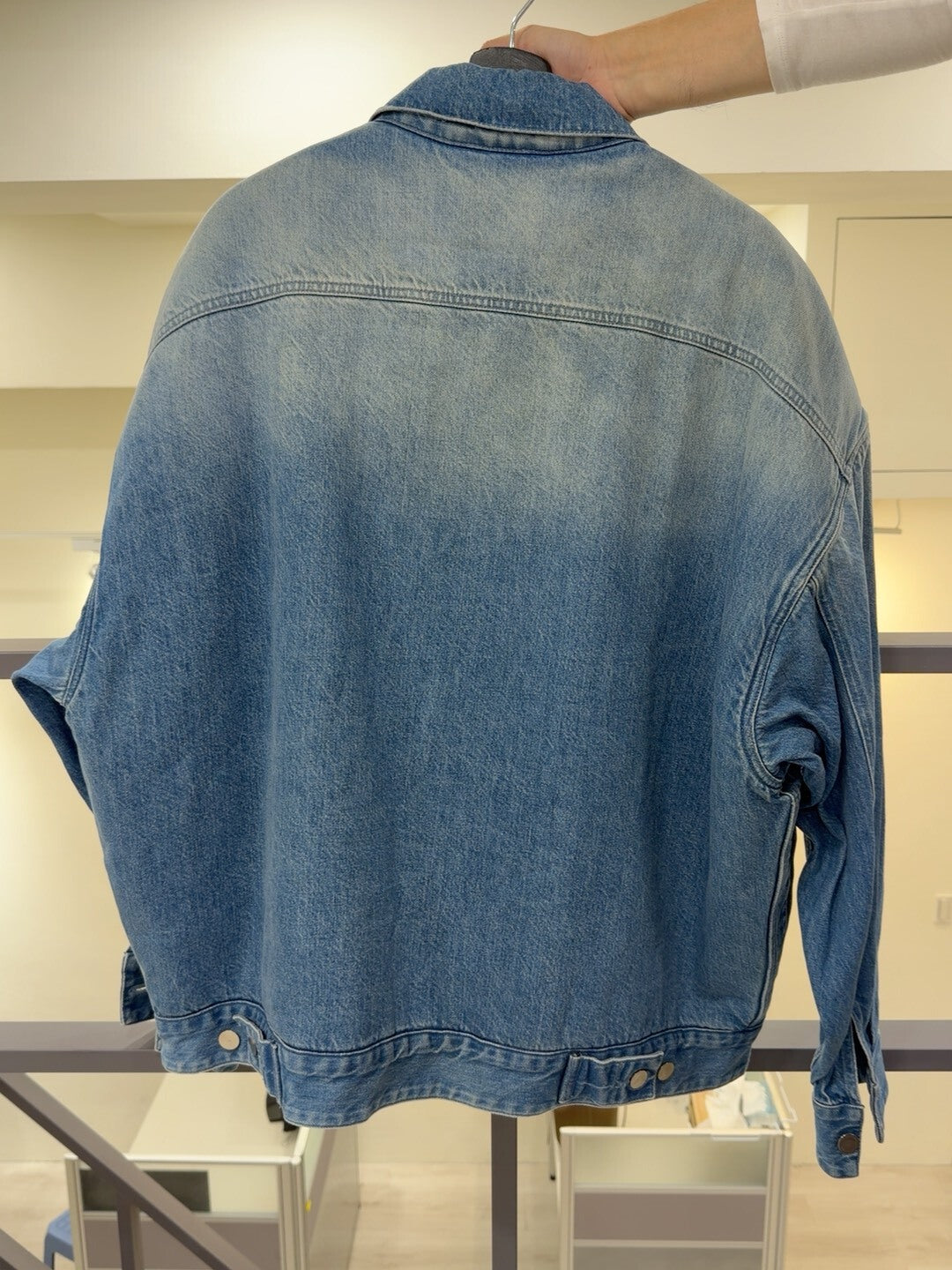 Raf Simons Fur Lined Denim Jacket S