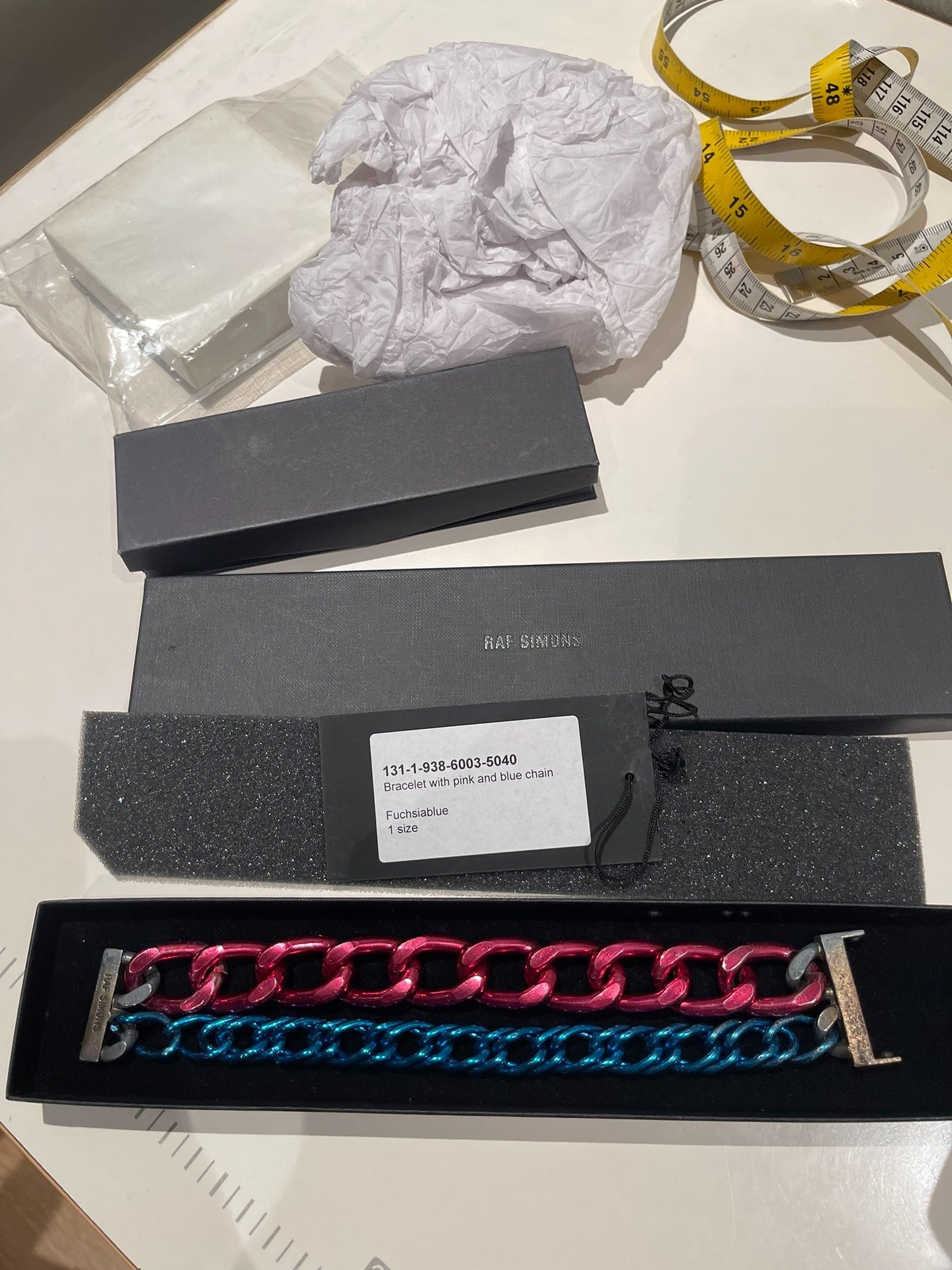 Raf Simons 13ss Double Lock Bracelet