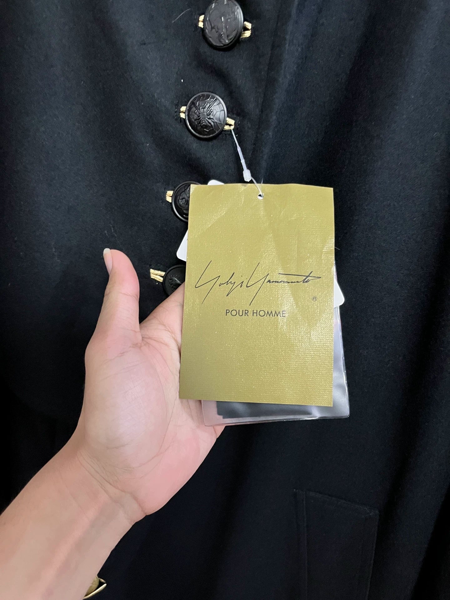 Yohji Yamamoto 19AW Gold Button Jacket