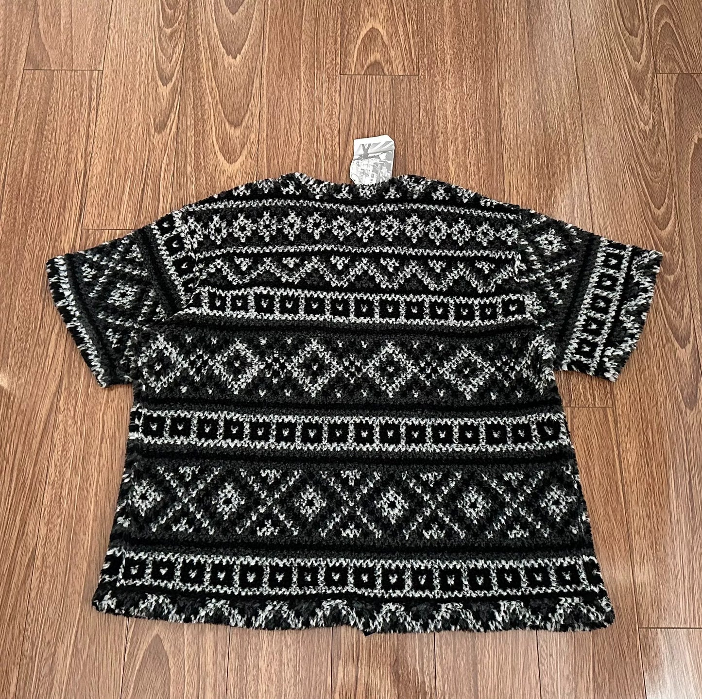 engineered garments short sleeve knit sweater