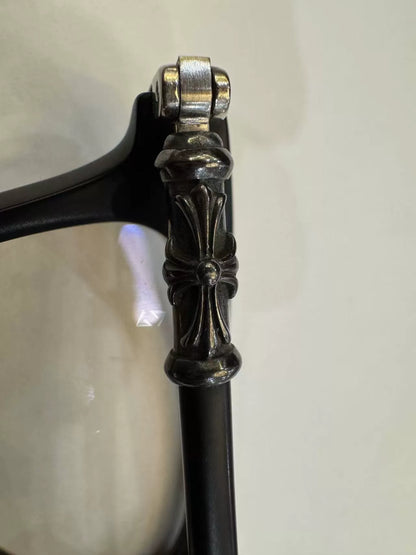 Chrome Hearts Cross Design Glasses