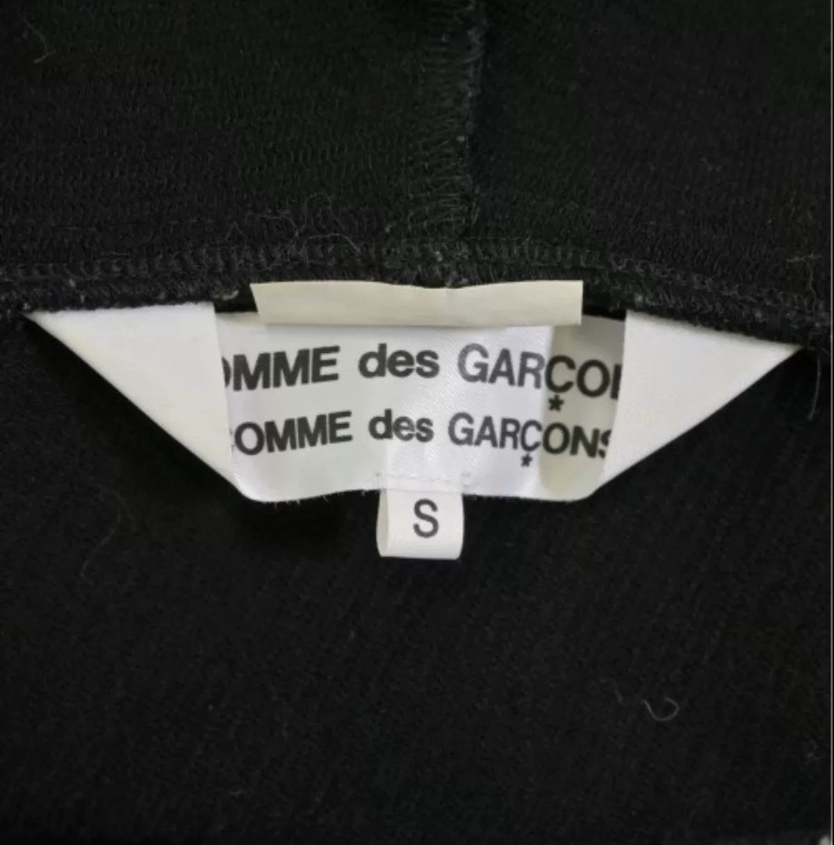 Comme des Garçons Black Hooded Sweatshirt
