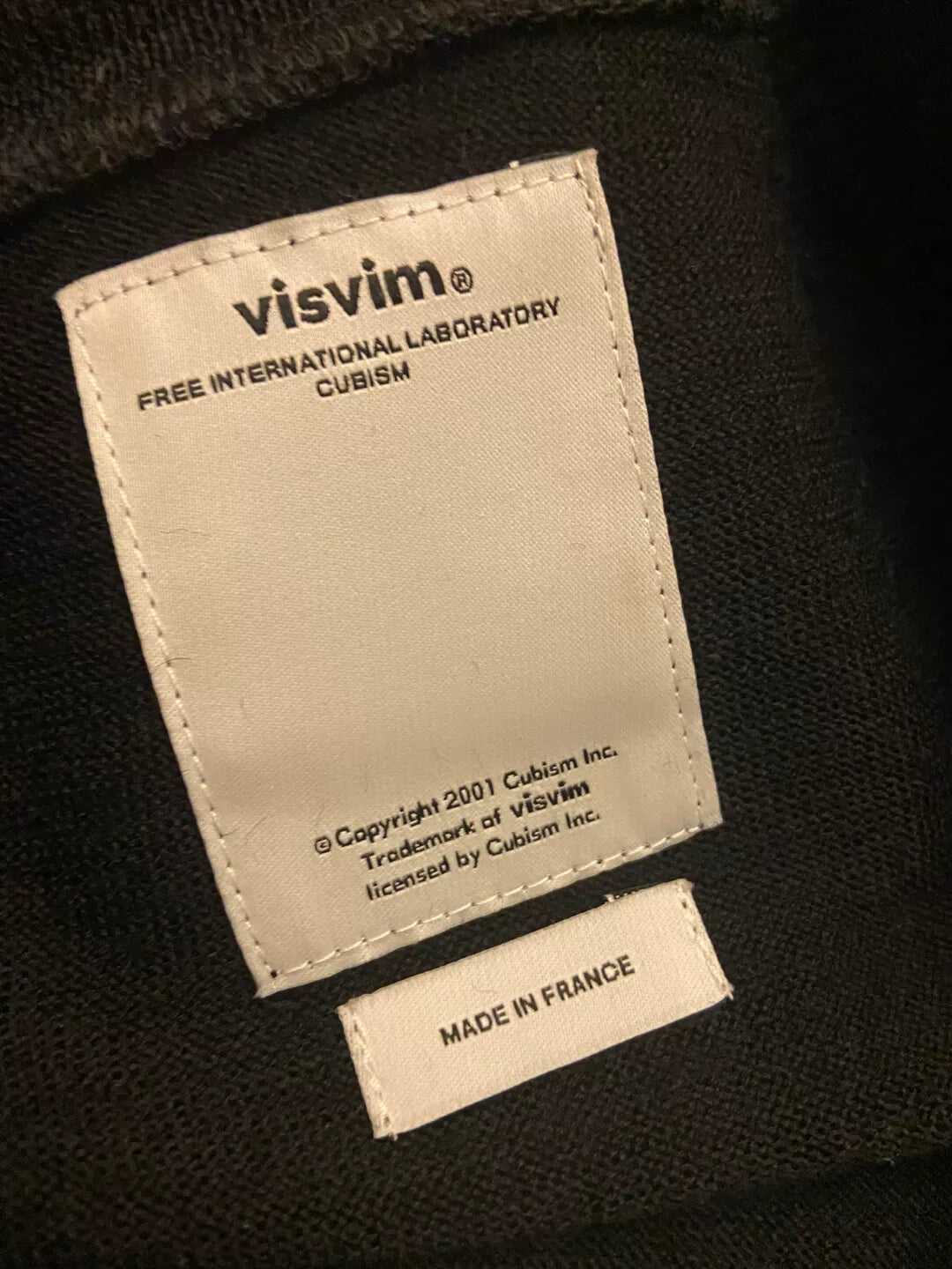 peerless black long sleeve knit top