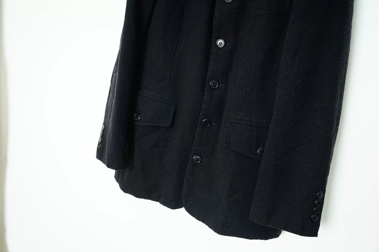 Comme des Garçons CDG Wool Collarless Jacket