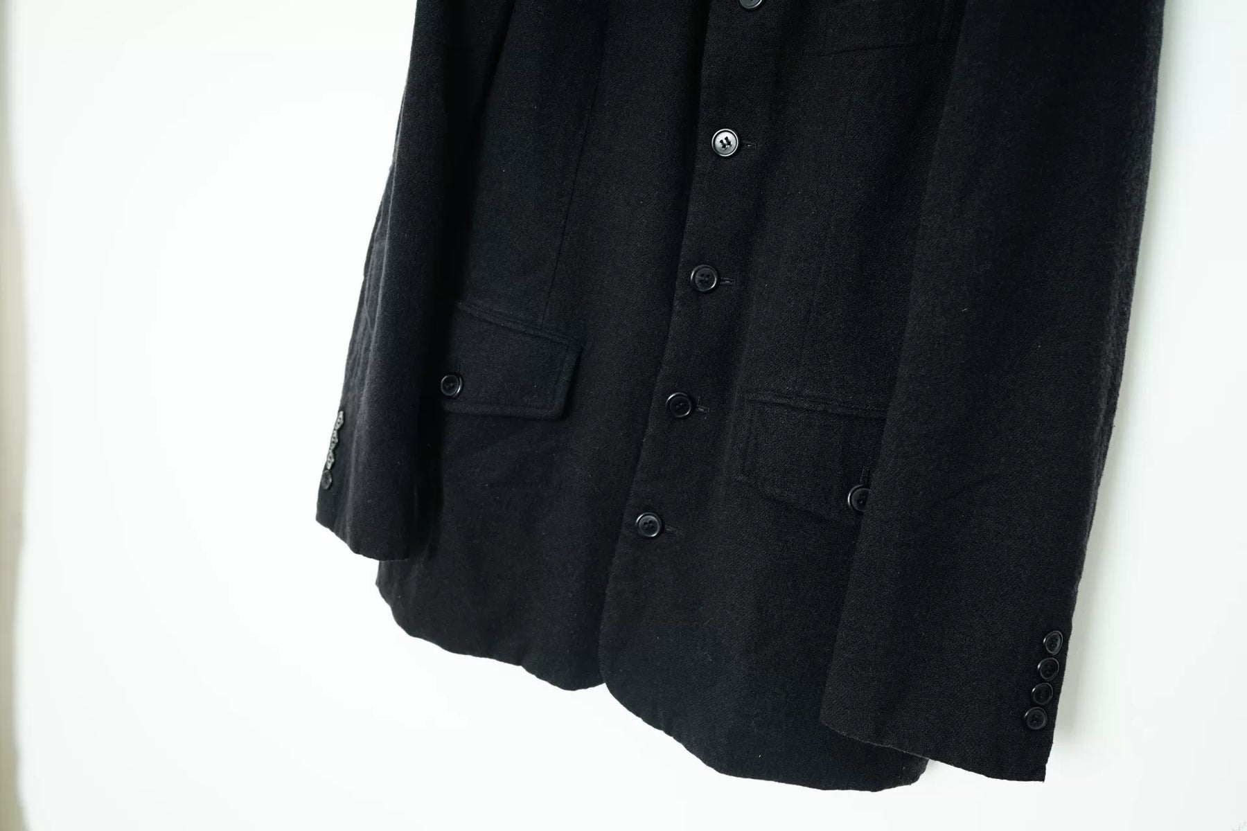 Comme des Garçons CDG Wool Collarless Jacket