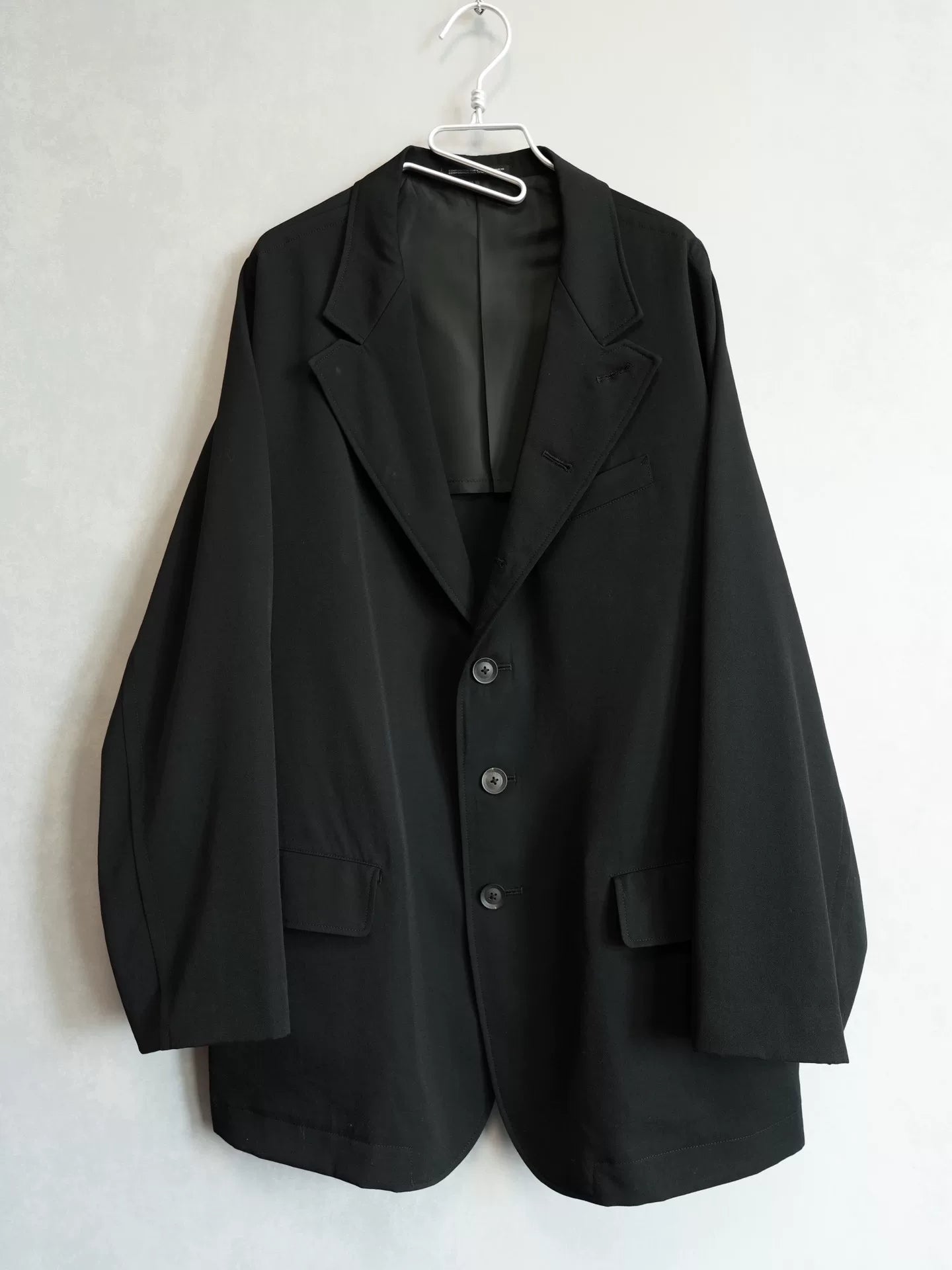oversized wool jacket by yohji yamamoto