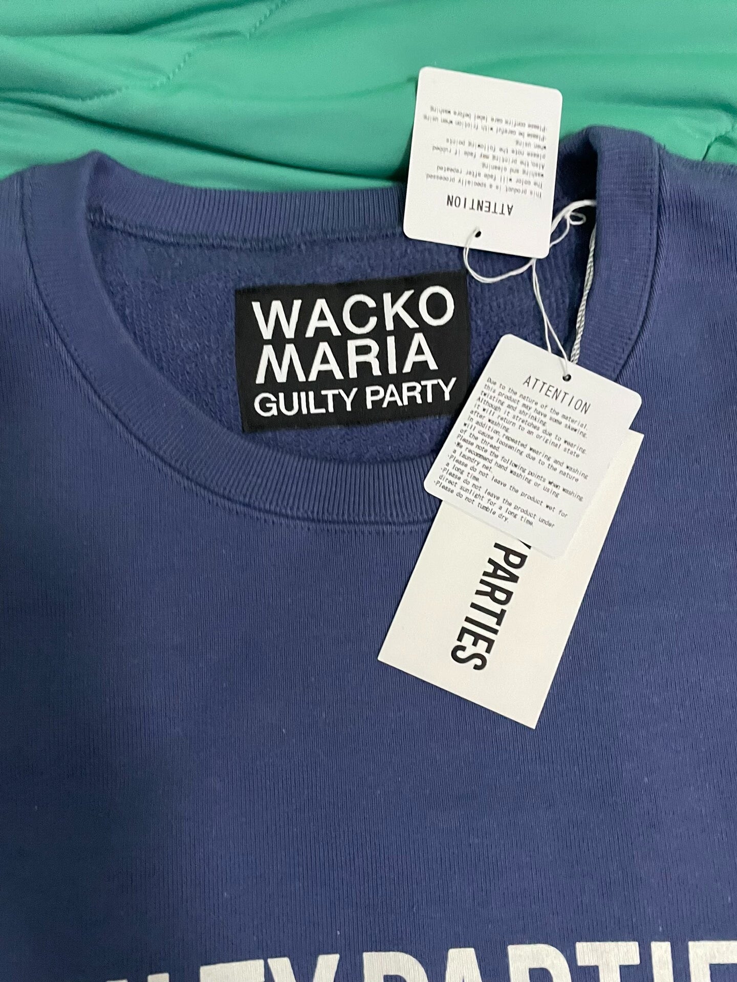 WACKO MARIA Guilty Parties Crew Neck Sweatshirt