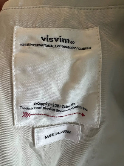 visvim sower jacket in gray wool blend