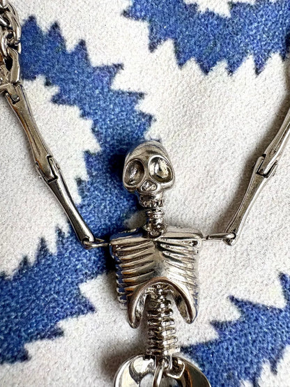 vivienne westwood skeleton necklace large size