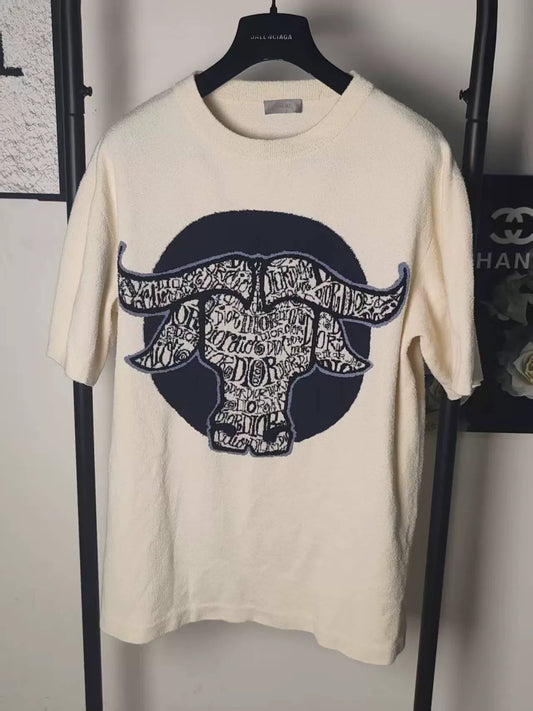 Dior Graphic Print Short Sleeve Shirt