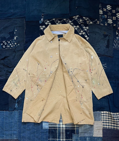 VISVIM 18AW Grease Monkey Paint Splatter Coat