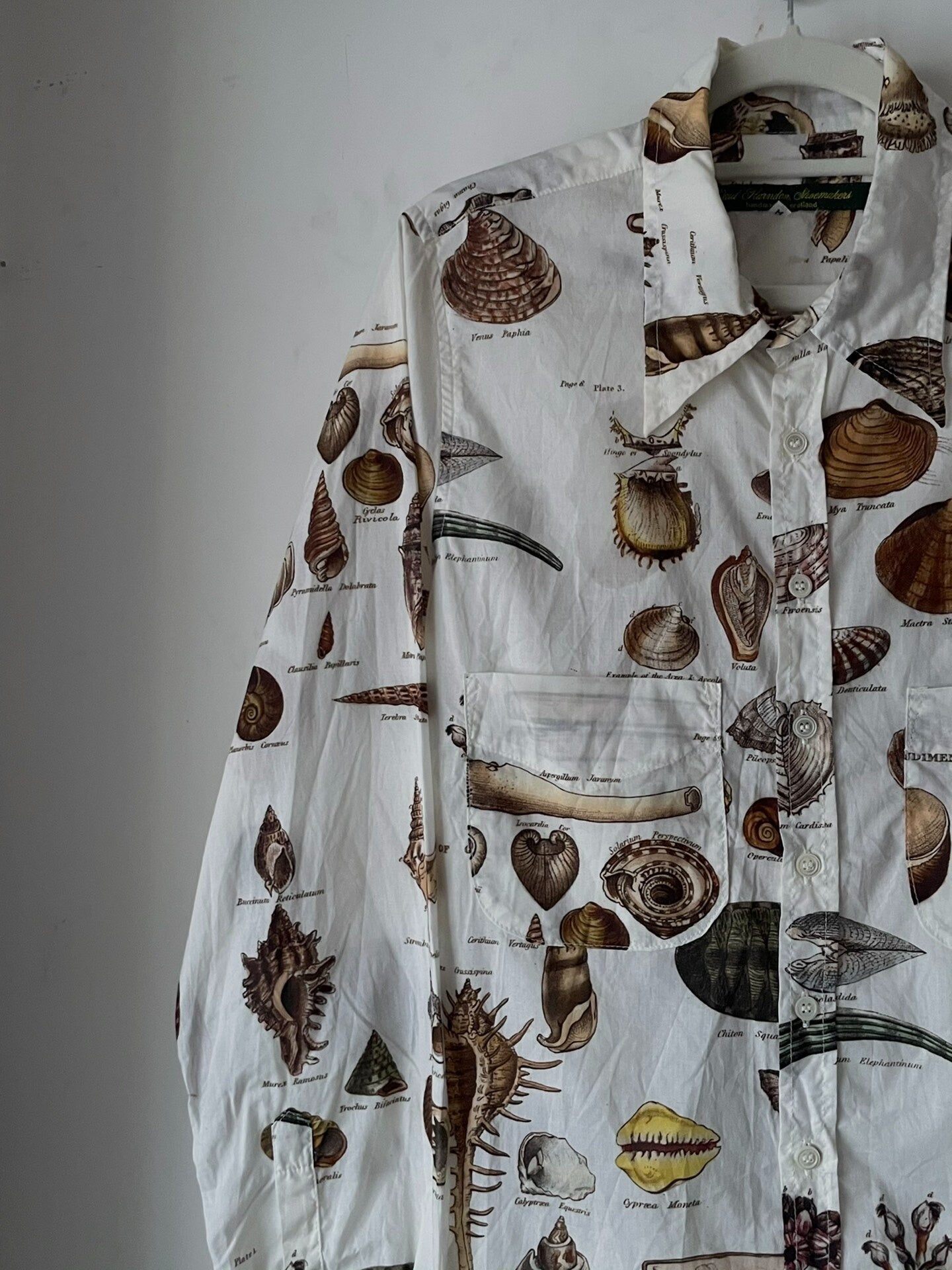 paul harnden s/s16 shell print shirt